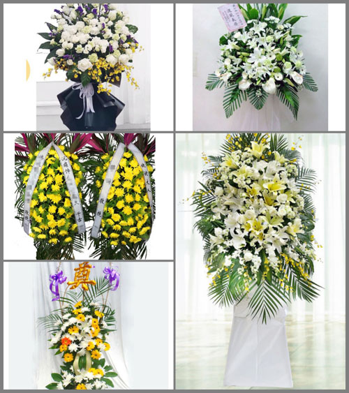 福建厦门思明区滨海街道白事花篮预定
